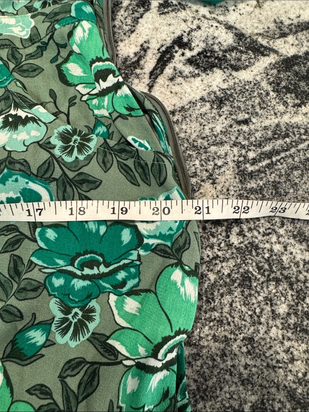 Spell Green flouncy Summer Floral Wrap Mini Dress in Medium - Picture 17 of 17